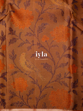 The Birds on the Bloom Silk Saree