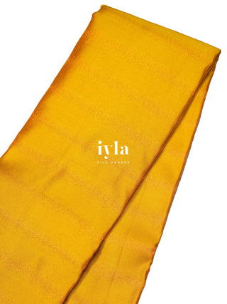 The Korean Hibiscus Kanjeevaram in Sunshine Yellow