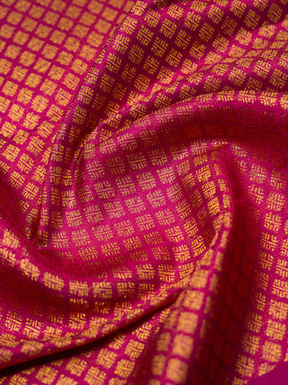 The Korean Hibiscus Kanjeevaram in Deep Forest Brown