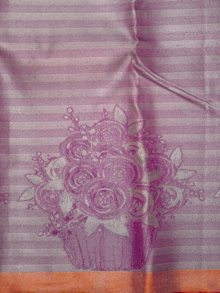 The Basket of Tranquil roses Kanjeevaram