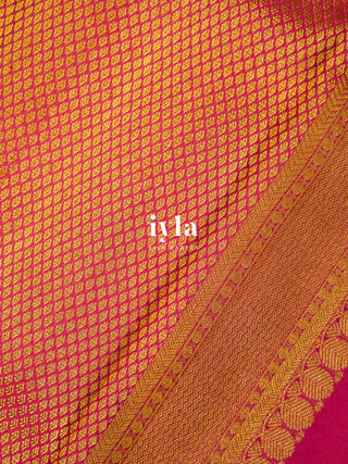 The Periwinkle Kanjeevaram in Midnight Brown