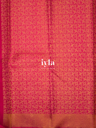The Periwinkle Kanjeevaram in Midnight Brown