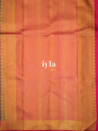 The Periwinkle Kanjeevaram in Midnight Brown