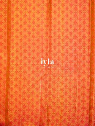 The Kalamkari Floral Kanjeevaram in Chartreuse Green