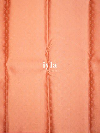 The Kalamkari Fish Weave Kanjeevaram in Brink Pink