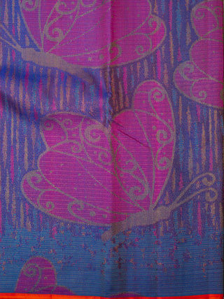 the Butterfly Ballet Kanjeevaram in Dreamy Periwinkle