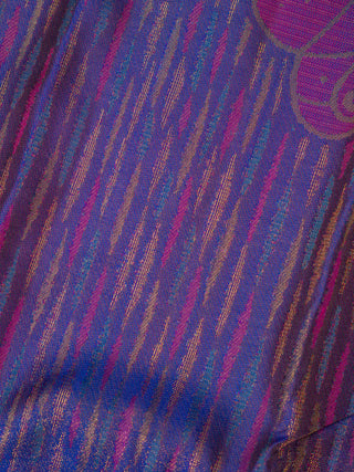 the Butterfly Ballet Kanjeevaram in Dreamy Periwinkle