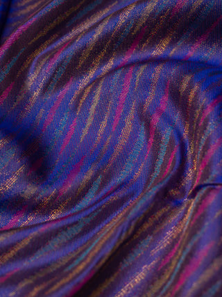 the Butterfly Ballet Kanjeevaram in Dreamy Periwinkle