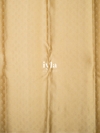 The Cross Stitch Garden Kanjeevaram in Champagne Ivory