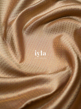 The Cross Stitch Garden Kanjeevaram in Champagne Ivory