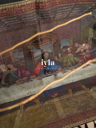 The Da Vinci’s Last Supper Kanjeevaram