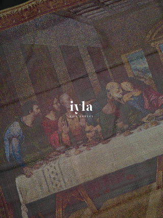 The Da Vinci’s Last Supper Kanjeevaram