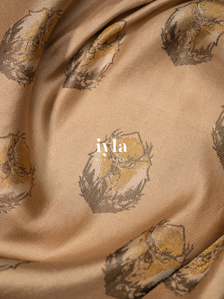 The whispering woodlands in Ivory Champagne