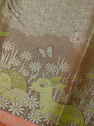 The Deer in Petalscape Kanjeevaram