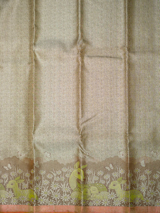 The Deer in Petalscape Kanjeevaram