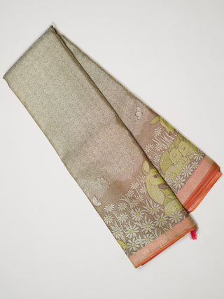 The Deer in Petalscape Kanjeevaram