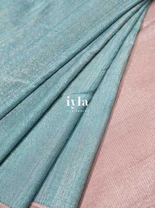 The Winter Sky Blue Deer in the Forest Kanjeevaram