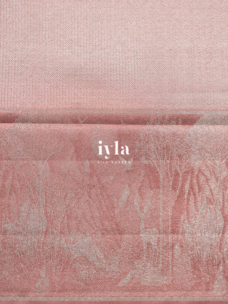 The Winter Sky Blue Deer in the Forest Kanjeevaram