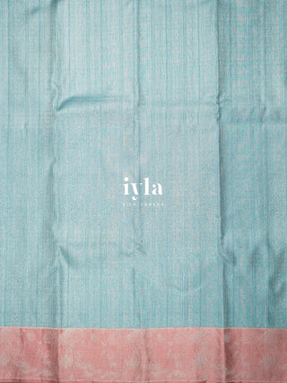 The Winter Sky Blue Deer in the Forest Kanjeevaram