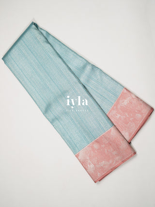 The Winter Sky Blue Deer in the Forest Kanjeevaram