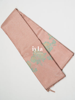 The Dusty Pink Rose Luxe Kanjeevaram