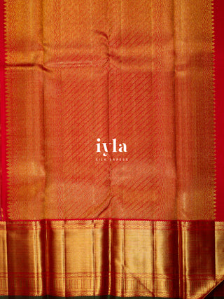 The Ancestral Glory Kanjeevaram in Ruby Red