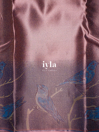 The Finch in Star Dust Kanjeevaram in Classic Pink