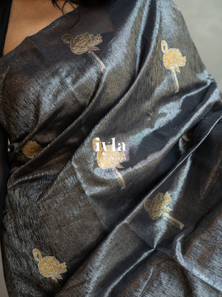 The Tropical Flamingo Glow Pop Kanjeevaram