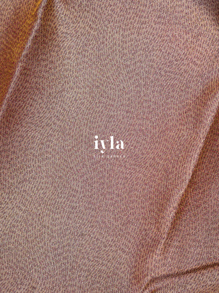 The Petunia Blooms Kanjeevaram Dipped in Gold