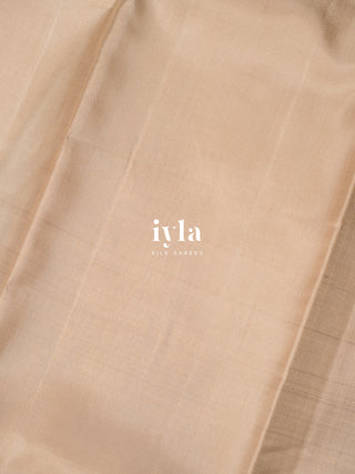 The Garden of Dreams Kanjeevaram in Beige Taupe