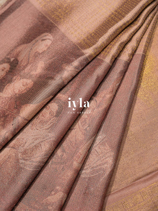 The Ravi Varma's Galaxy of Musicians Silk Saree