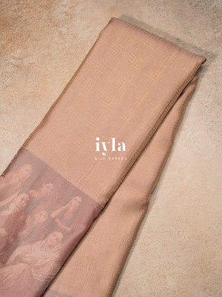 The Ravi Varma's Galaxy of Musicians Silk Saree