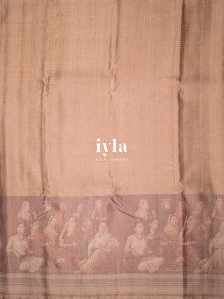 The Ravi Varma's Galaxy of Musicians Silk Saree