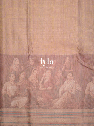The Ravi Varma's Galaxy of Musicians Silk Saree