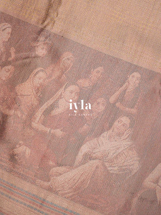 The Ravi Varma's Galaxy of Musicians Silk Saree