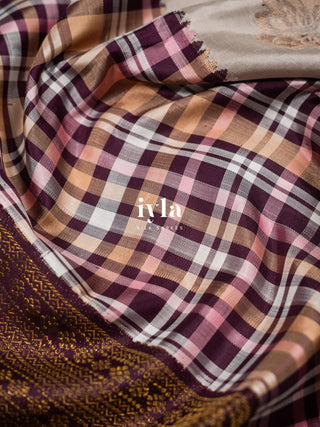 The Signature Madras Plaids x Dahlia Kanjeevaram