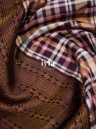The Signature Madras Plaids x Dahlia Kanjeevaram