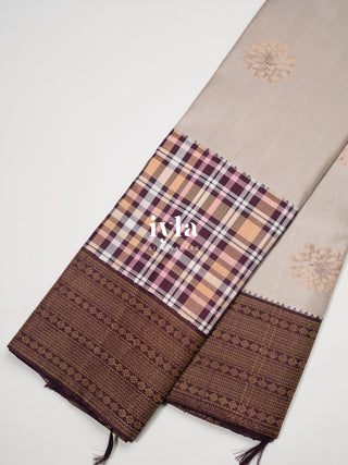 The Signature Madras Plaids x Dahlia Kanjeevaram