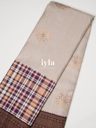 The Signature Madras Plaids x Dahlia Kanjeevaram