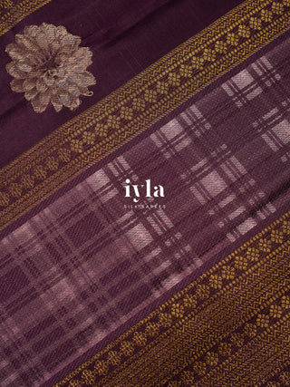 The Signature Madras Plaids x Dahlia Kanjeevaram