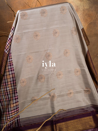 The Signature Madras Plaids x Dahlia Kanjeevaram
