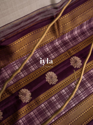 The Signature Madras Plaids x Dahlia Kanjeevaram