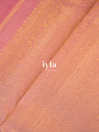 The Lady with the Lamp Kanjeevaram in Bright Pink