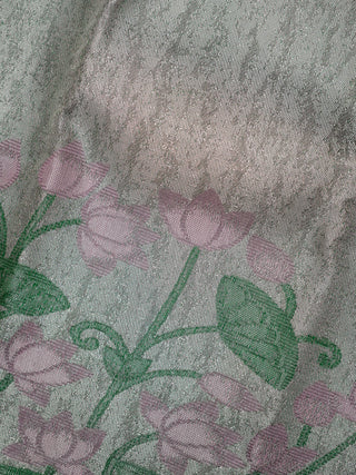 The Lotus Pond Kanjeevaram Dipped in silver