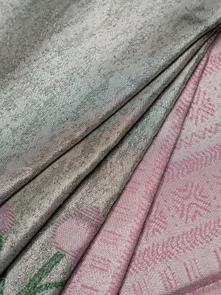 The Lotus Pond Kanjeevaram Dipped in silver