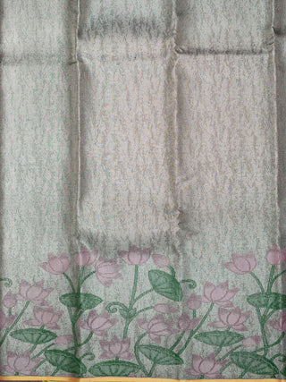 The Lotus Pond Kanjeevaram Dipped in silver