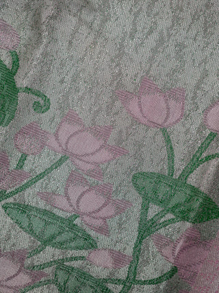 The Lotus Pond Kanjeevaram Dipped in silver