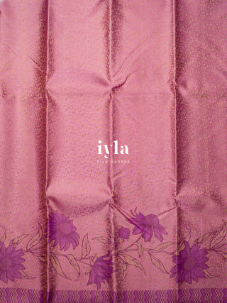 The Sunflower Pop Kanjeevaram in Bubblegum Pink