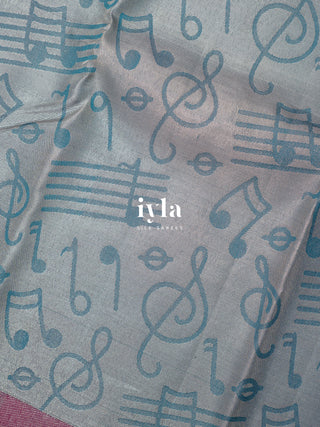 The Musical Symphony Kanjeevaram in Steel Blue