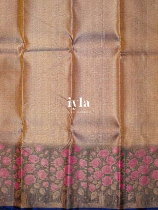 The Blooming Bouquet Kanjeevaram Dipped in Gold